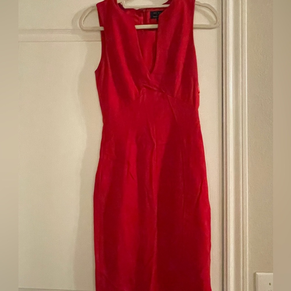 Ted Baker London Elegant Red Sleeveless Dress